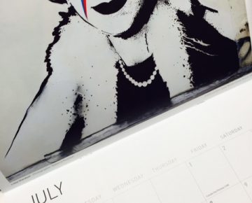 A corner of a calendar