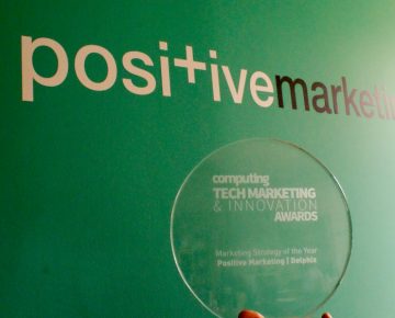 An image of the Positive award for Marketing Strategy of the Year