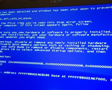 Blue Screen of Death