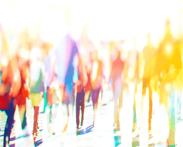 Blurred audience